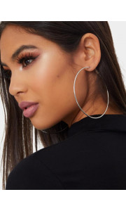 SLIM HOOP EARRINGS (2 Colors)