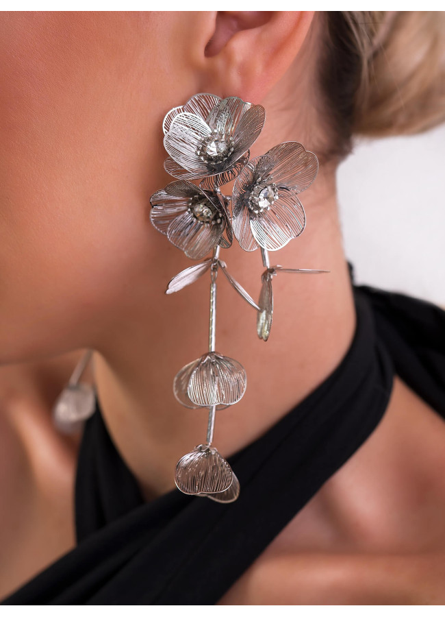AELIA SILVER EARRINGS