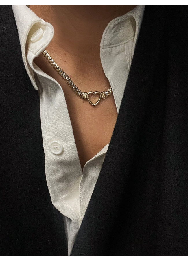 AMO  STEEL NECKLACE