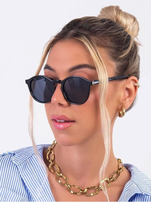 ANNAKEY HARRIET BLACK SUNGLASSES