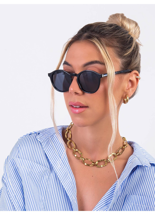 ANNAKEY HARRIET BLACK SUNGLASSES