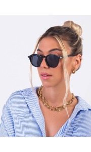ANNAKEY HARRIET BLACK SUNGLASSES