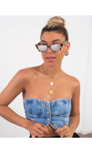 ANNAKEY ANDREA MIRROR SUNGLASSES