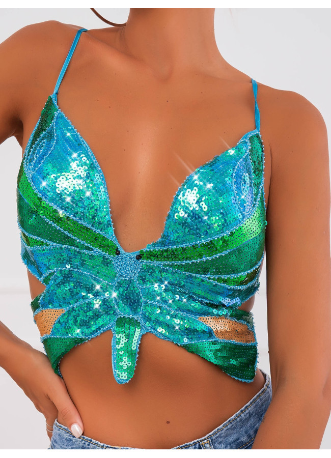 TINKERBELL GREEN BUSTIER