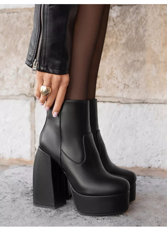 BRUNO BLACK ANKLEBOOTS