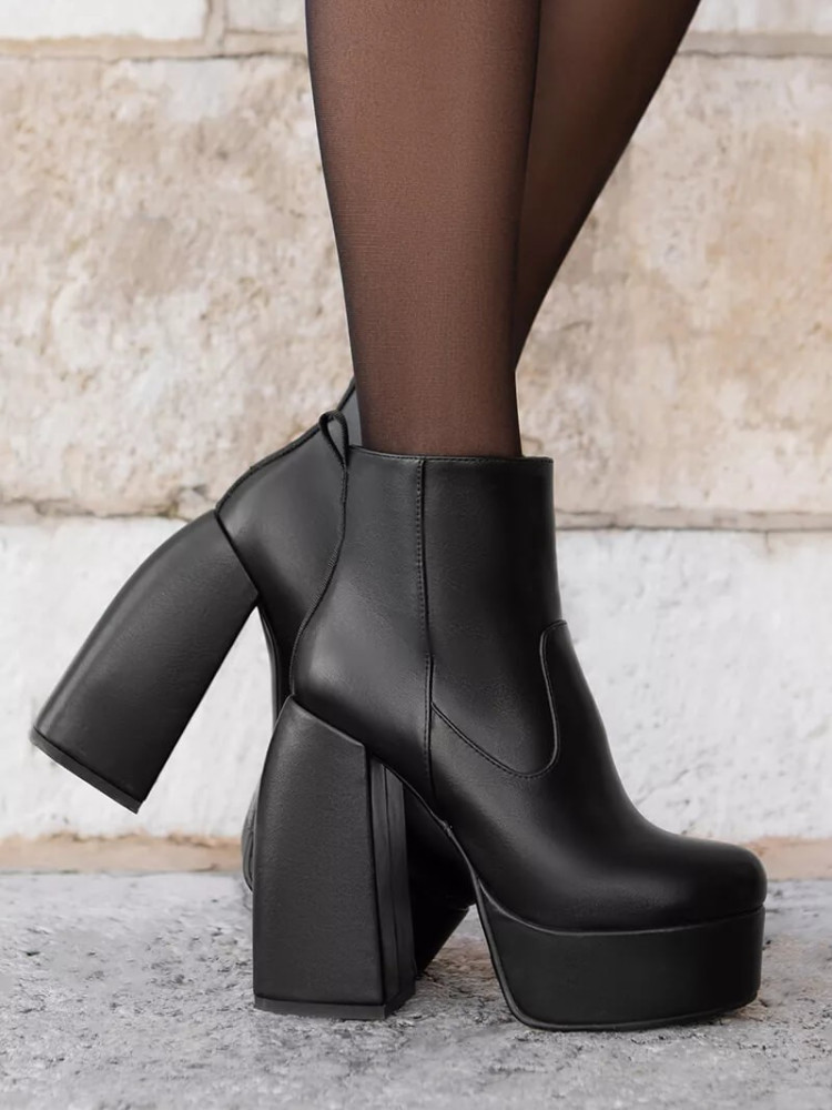 BRUNO BLACK ANKLEBOOTS