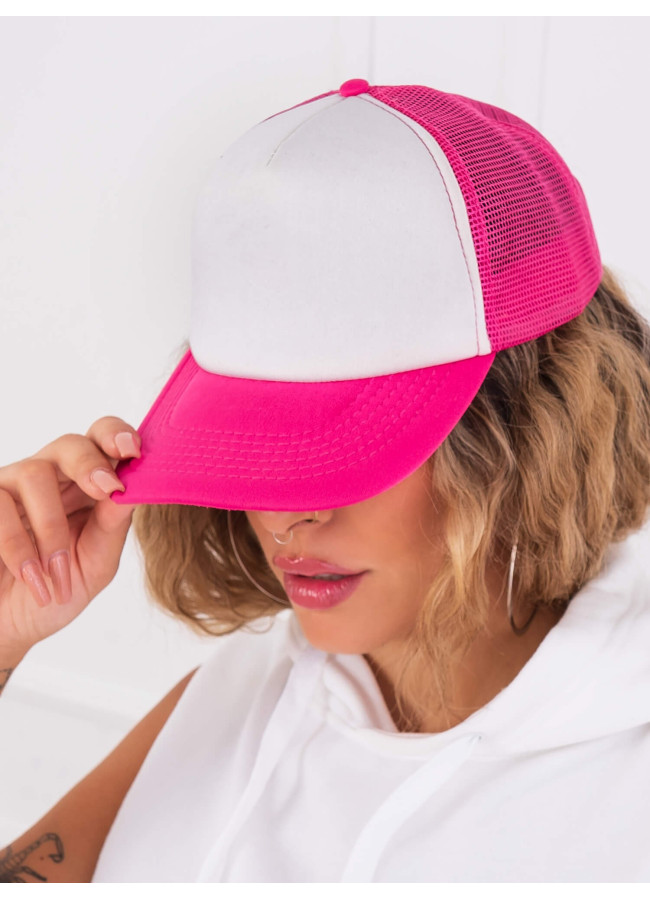 ΦΟΥΞΙΑ & ΛΕΥΚΟ TRUCKER HAT
