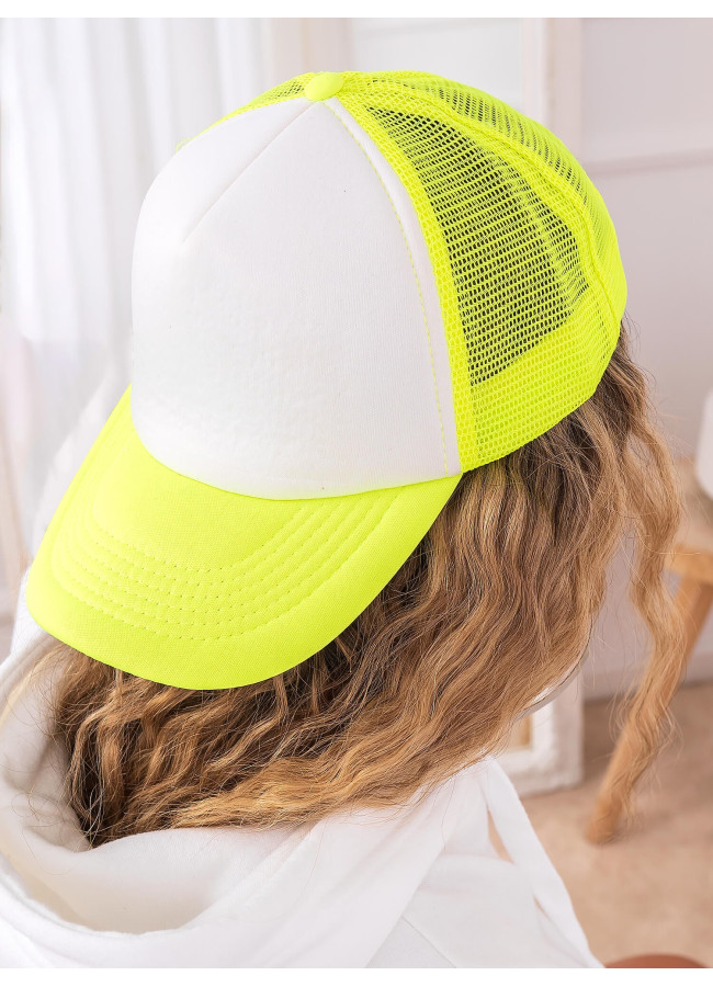 TRUCKER YELLOW & WHITE HAT