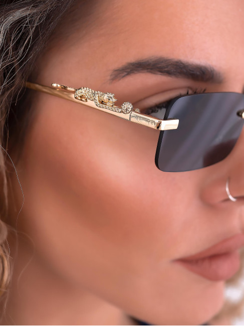 ANNAKEY PANTHER BLACK SUNNIES