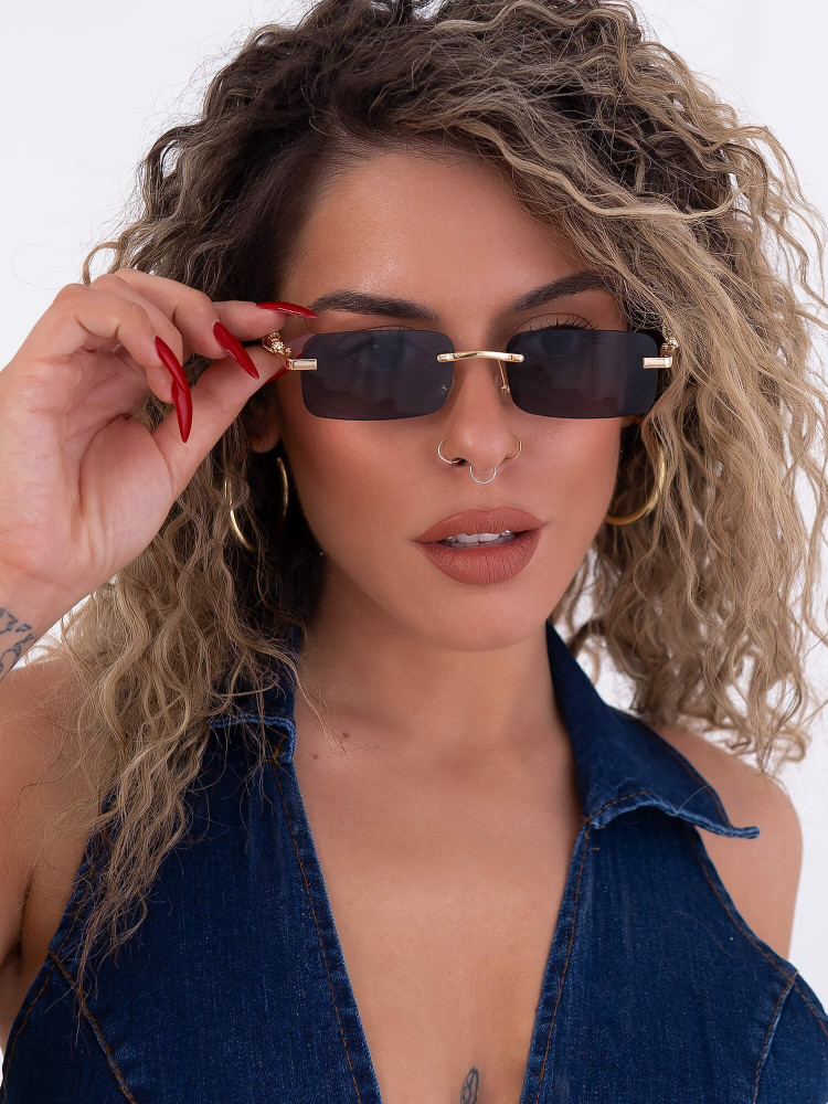 ANNAKEY PANTHER BLACK SUNNIES