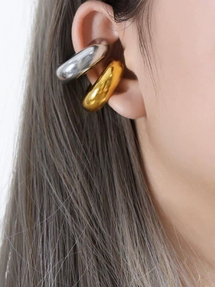 CELYN STEEL EARCUFFS