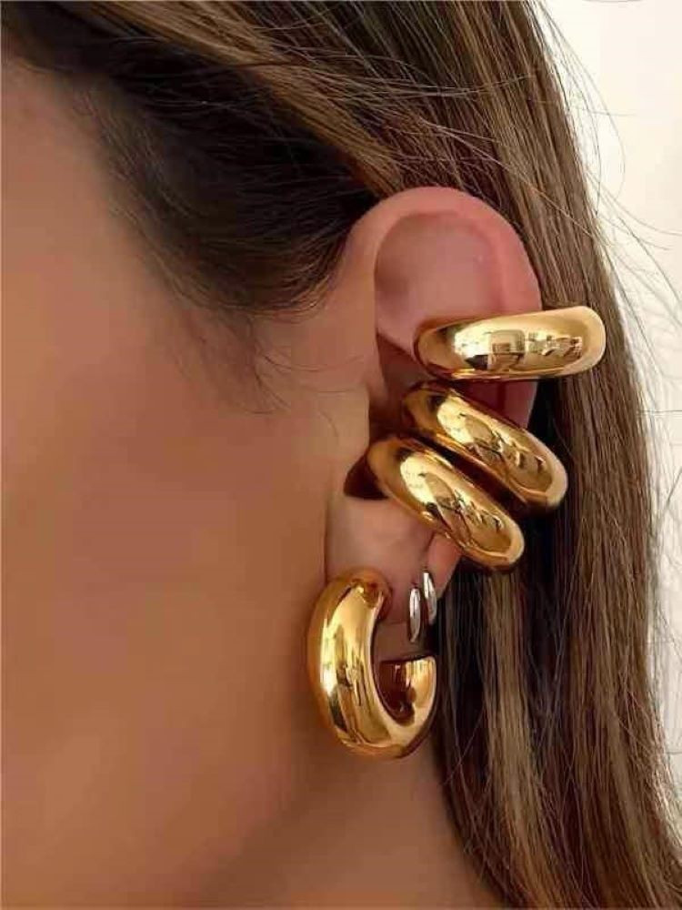 CELYN STEEL EARCUFFS