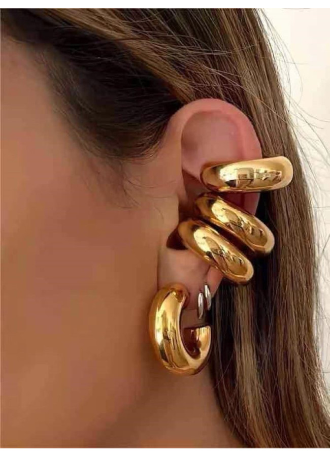 CELYN STEEL EARCUFFS