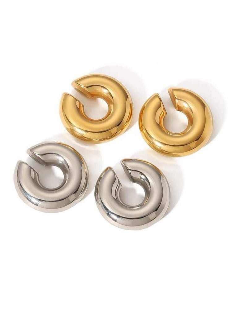 CELYN STEEL EARCUFFS