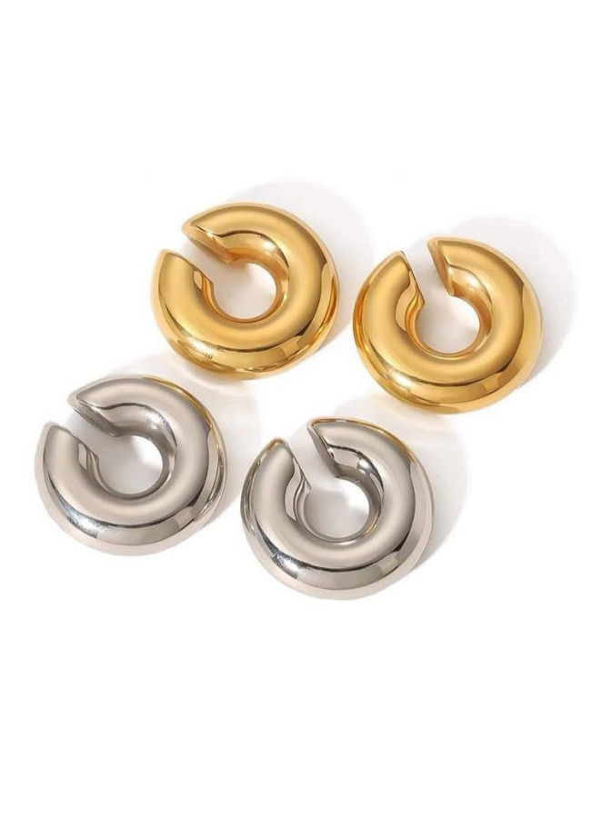 CELYN STEEL EARCUFFS