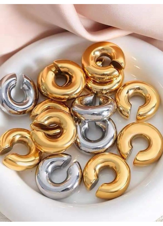 CELYN STEEL EARCUFFS