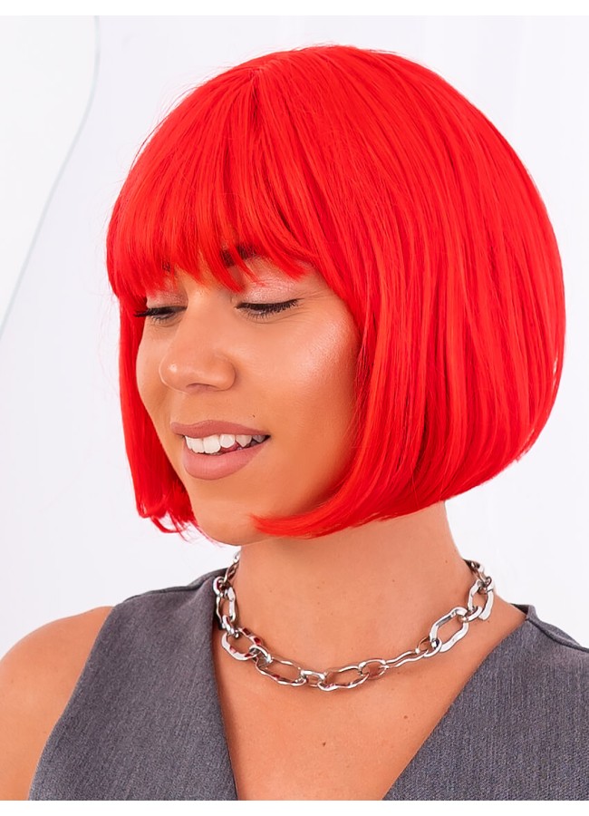 RED SHORT HAIR WIG