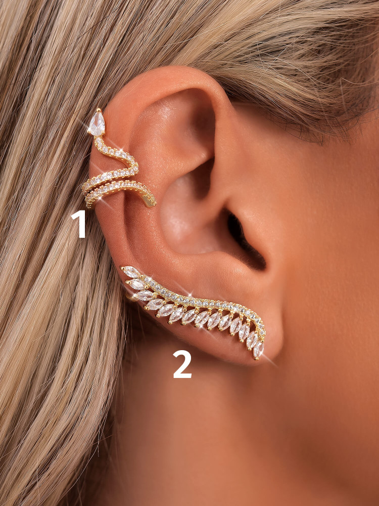 GOLD EARCUFF - IWONA