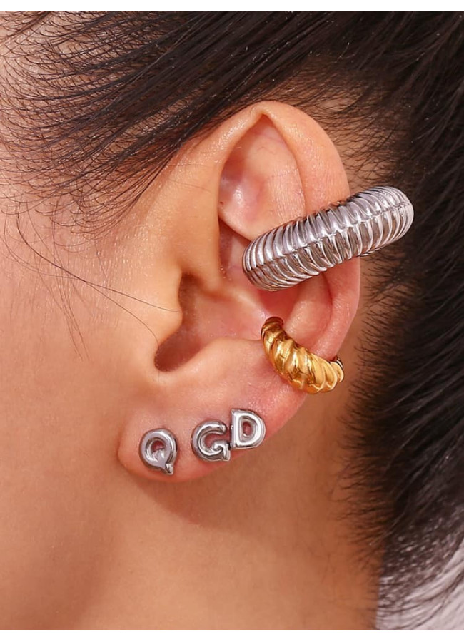 BETHSAB SILVER SPIRAL EARCUFF