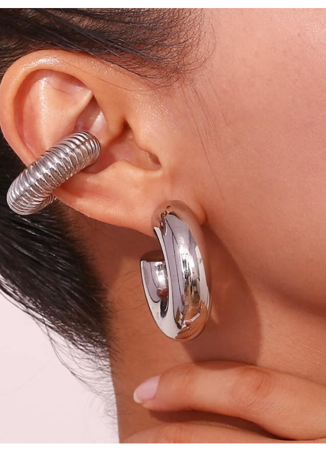ΑΣΗΜΙ ΣΠΙΡΑΛ EARCUFF - BETHSAB