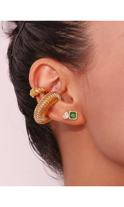 ΧΡΥΣΟ ΣΠΙΡΑΛ EARCUFF - BETHSAB