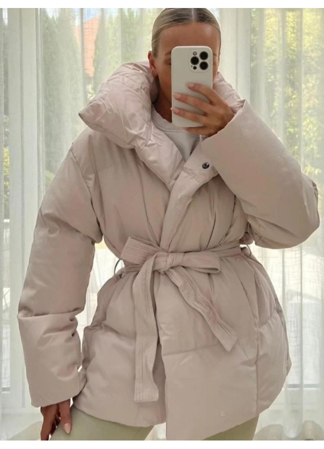 VERGEL ECRU PUFFER JACKET