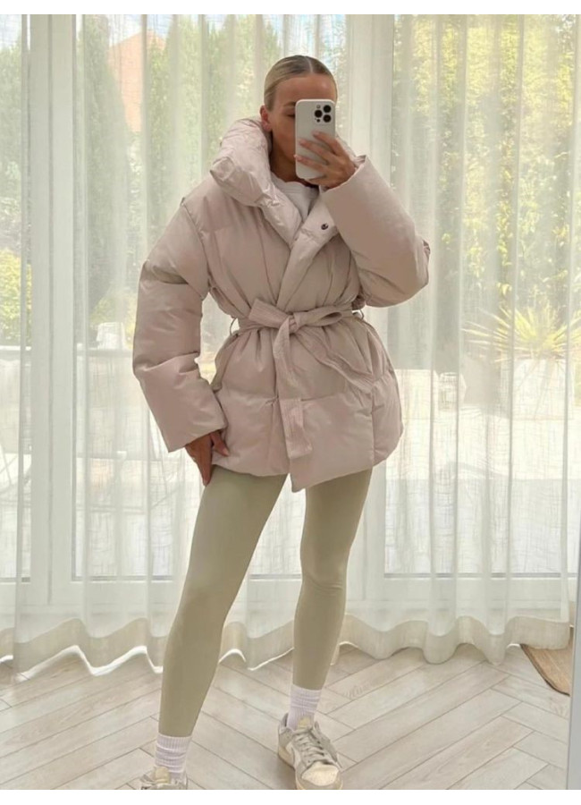 VERGEL ECRU PUFFER JACKET
