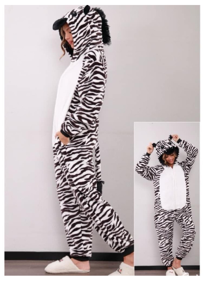 ZEBRA JUMPSUIT ONESIE   PYJAMAS