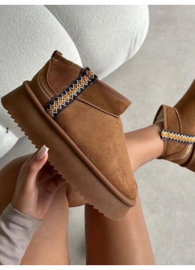 PIERROT CAMEL ANKLEBOOTS