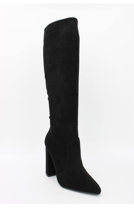 LUPINE BLACK SUEDE BOOTS