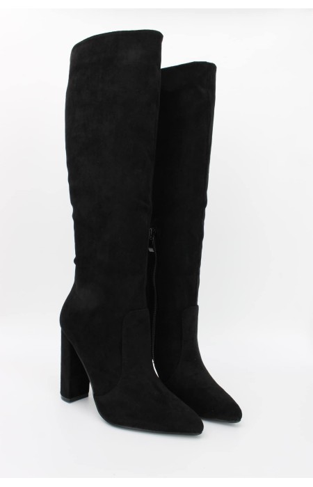LUPINE BLACK SUEDE BOOTS