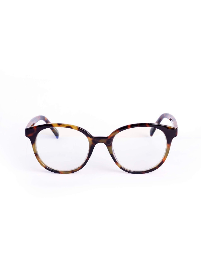 ANNA KEY PONTE LEOPARD BLUE LENS