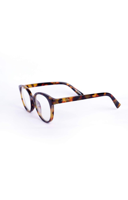 ANNA KEY PONTE LEOPARD BLUE LENS