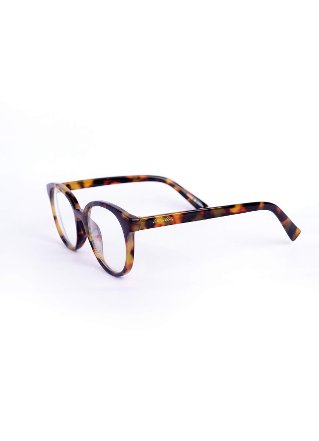 ANNA KEY PONTE LEOPARD BLUE LENS