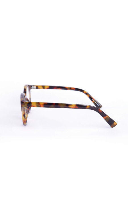 ANNA KEY PONTE LEOPARD BLUE LENS