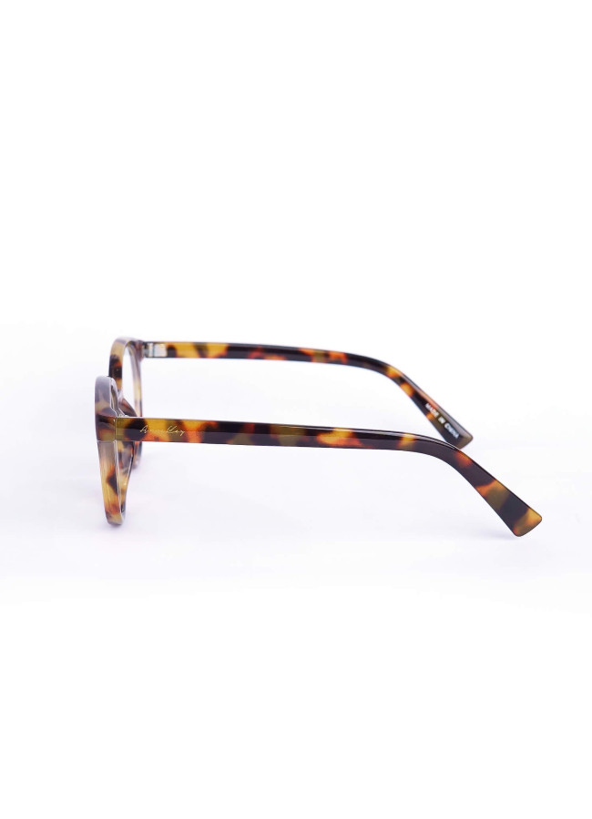 ANNA KEY PONTE LEOPARD BLUE LENS