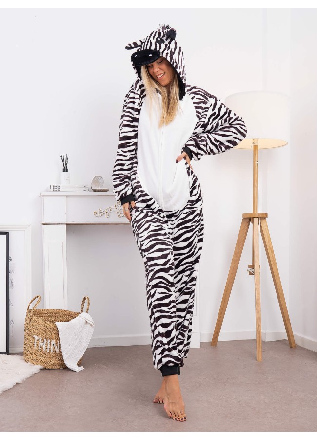 ZEBRA JUMPSUIT ONESIE...