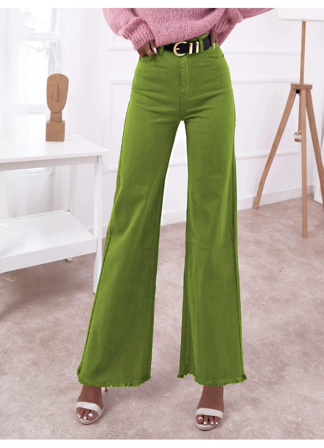 MARSEILLE LIME JEAN TROUSERS