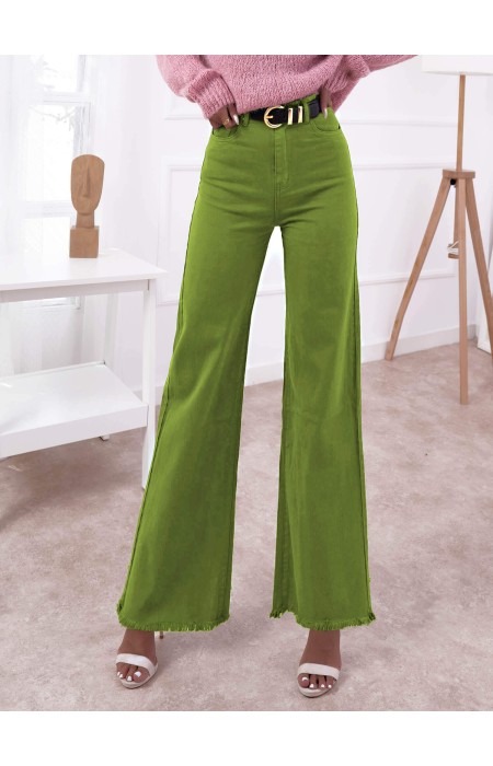 MARSEILLE LIME JEAN TROUSERS