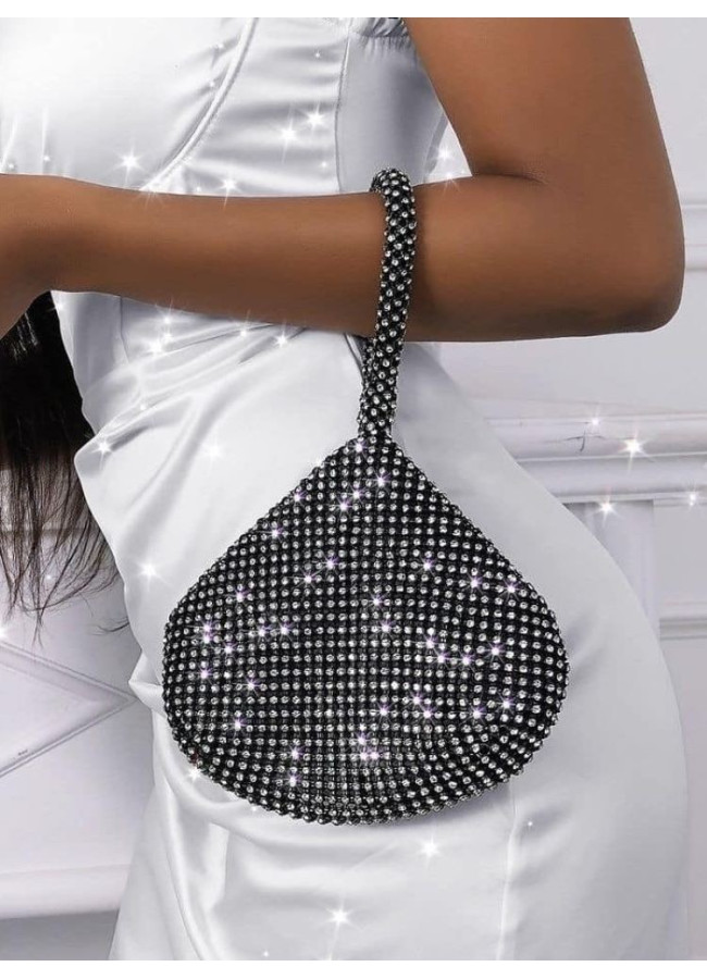 LIBY BLACK STRASS POUCH