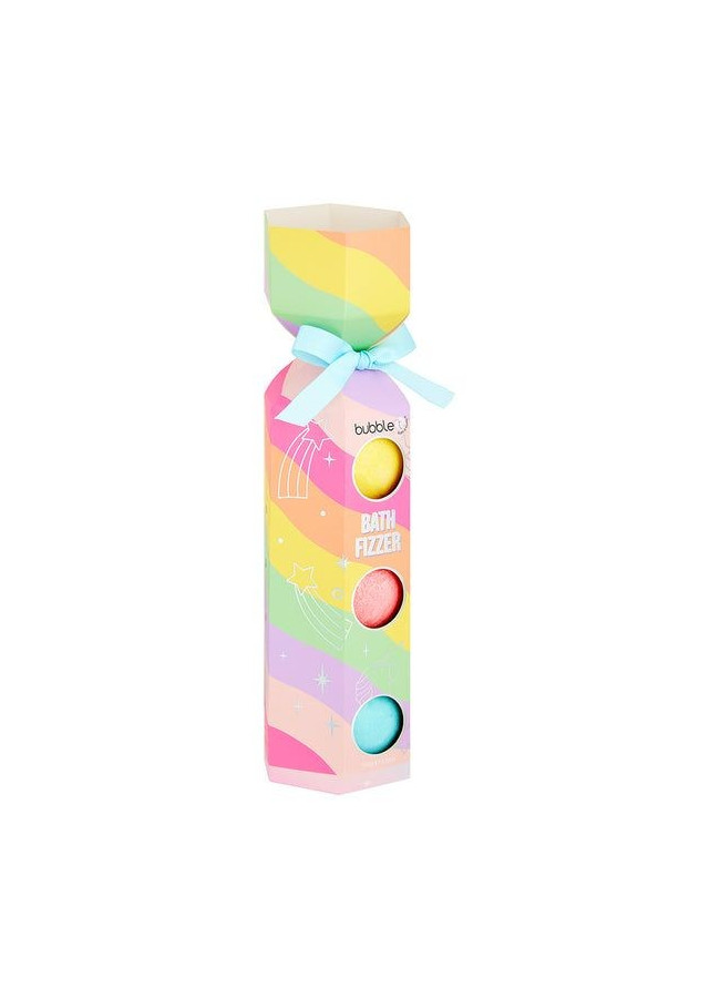 RAINBOW BATH BOMB FIZZER CRACKER GIFT SET BUBBLE T