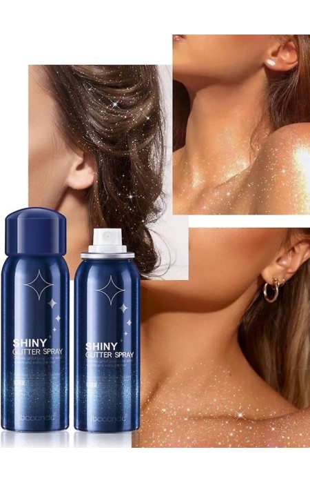 GLITTER SPRAY BODY HAIR AND CLOTHES