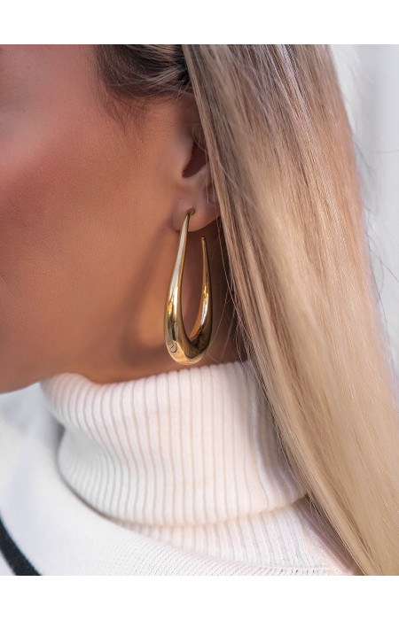 HARALD GOLD HOOP EARRINGS