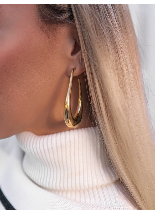 HARALD GOLD HOOP EARRINGS