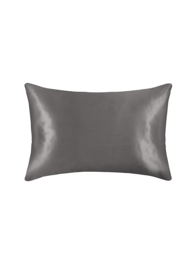 ASH GREY BELLEN SILK PILLOWCASE