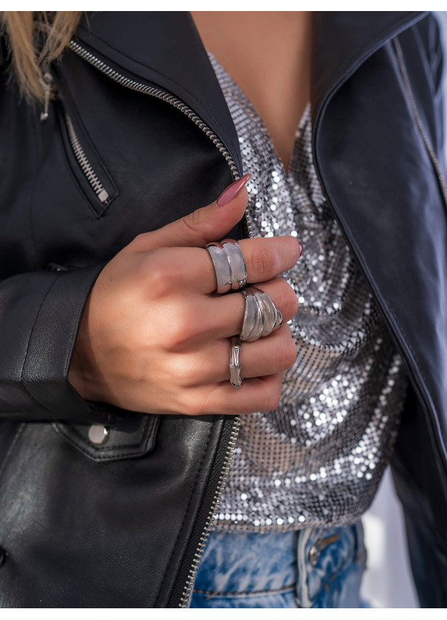 SHRILL SILVER RING