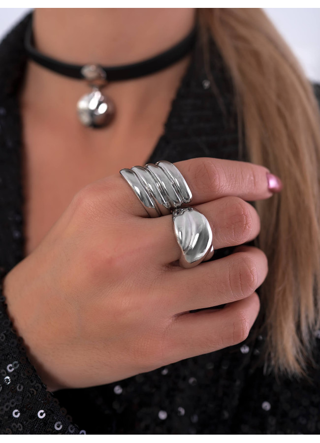 PAZ SILVER RING