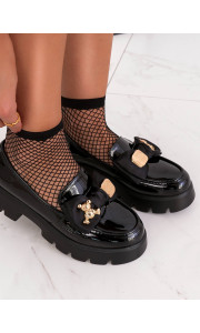 ΜΑΥΡΑ ΒΙΝΥΛ LOAFERS - LUPEN