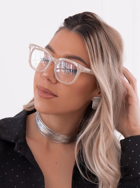 HERMES NUDE CLEAR LENS