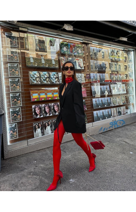 SHIRLEY RED TIGHTS